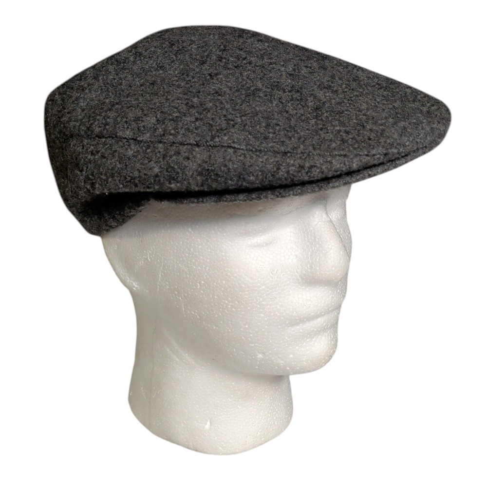 Vintage Dobbs Fifth Avenue Wool Cabbie Hat Cap Newsboy Gray Size 7 Made In USA